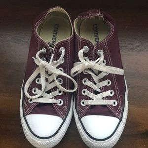 Maroon Converse